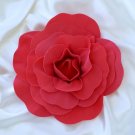 8 Pcs 12" Red Artificial Large Roses Flowers Wall Backdrop Wedding Decorations