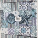 1 Fabric Tapestry Kitchen Table Runner 13"X70" Starfish Seahorse Seashell Placemats