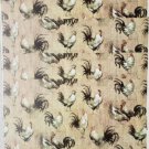 Set Of 4 Same Plastic 12" X 17" Many Roosters Placemats