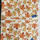 Set Of 2 Same Tapestry 13"X18" Sparkling Colorful Leaves Acornsgr Placemats