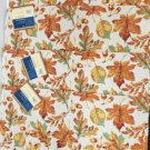 Set Of 4 Same Tapestry 13"X18" Sparkling Colorful Leaves Acornsgr Placemats