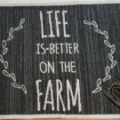 Set Of 4 Tapestry 13" X 19" Life Is Better On The Farm Placemats