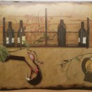Set Of 4 Kitchen Vinyl Foam 13"X19"Drink Wine Enjoy The Lifedainty Placemats