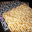 A64 Pair 20 X 20 Gold Gray Velvet Throw Pillow Covers Retro Mid Century Home Decor