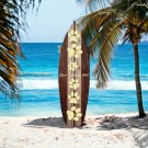 Custom Mans Best Friend Surfboard Wall Decor.  New