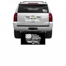 USS CLARK FFG-11  REAR WINDOW DECAL.  NEW.  WHITE