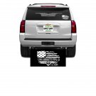 USS JARRETT FFG-33  REAR WINDOW DECAL.  NEW.  WHITE