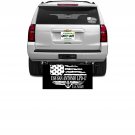 USS SAN ANTONIO LPD-17  REAR WINDOW DECAL.  NEW.  WHITE