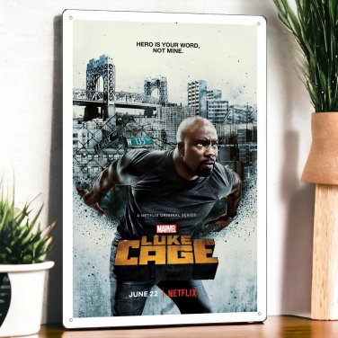 Luke Cage TV series Show Tin Sign Metal Plaque Poster 8x12 inches