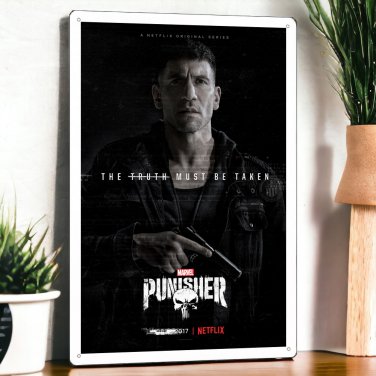 The Punisher TV series Show Tin Sign Metal Plaque Poster 8x12 inches