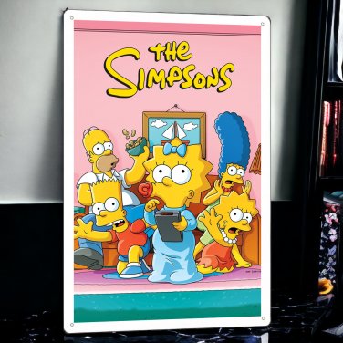 The Simpsons TV series Show Tin Sign Metal Plaque Poster 8x12 inches A