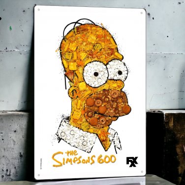 The Simpsons TV series Show Tin Sign Metal Plaque Poster 8x12 inches B