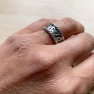 Celtic band ring in sterling silver 925