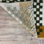 4x 6 ft Moroccan Antique Rug Vintage Hand-made BERBER Art Carpet checkered Rug