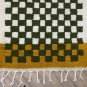 4x 6 ft Moroccan Antique Rug Vintage Hand-made BERBER Art Carpet checkered Rug