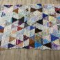 Moroccan antique  CARPET vintage  area rug hand-made boucherouite  rug 4 x 6 ft