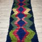 3x10.5ft Moroccan rug handmade  bed side rug decorative rug narrow hallway  rug