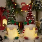 2 pcs LED Christmas Knitted Gnome, Christmas Gnome, Farm house Gnome, Christmas plush toy, Plushies