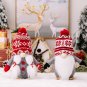 2 pcs SET Christmas Knitted Gnome, Christmas Gnome, Farm house Gnome, Gnome plush, Swedish Gnome