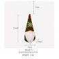 3 pcs set Christmas Gnome ornaments, Knitted Gnome