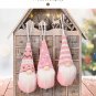 3 pcs set Christmas Gnome ornaments, Knitted Gnome
