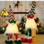 2 pcs set Forest Gnome, Christmas plush ornaments, Christmas Gnome