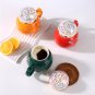 420ml Christmas mug gift set, Christmas mug, Ceramic mug set, Coffee mug, Mug with lid