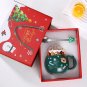 420ml Christmas mug gift set, Christmas mug, Ceramic mug set, Coffee mug, Mug with lid