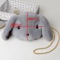 Kids Easter Bunny bag, Bunny sling bag, Kids handbag,
