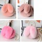Elegant faux fur rabbit ear sling bag, Bunny ear handbag, Faux fur bag, Easter bunny bag, Rabbit bag