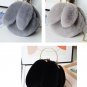 Elegant faux fur rabbit ear sling bag, Bunny ear handbag, Faux fur bag, Easter bunny bag, Rabbit bag