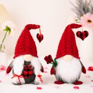 2 pcs Knitted Valentine's Day Gnomes, Valentine's Day Gnome, Gnome plush, Valentine's Day plushies
