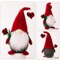 2 pcs Knitted Valentine's Day Gnomes, Valentine's Day Gnome, Gnome plush, Valentine's Day plushies