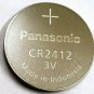 PANASONIC CR2412 2412 BR2412 ECR2412 LM2412 DL2412 Coin Cell Battery 2 (PAIR)