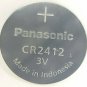 PANASONIC CR2412 2412 BR2412 ECR2412 LM2412 DL2412 Coin Cell Battery 2 (PAIR)