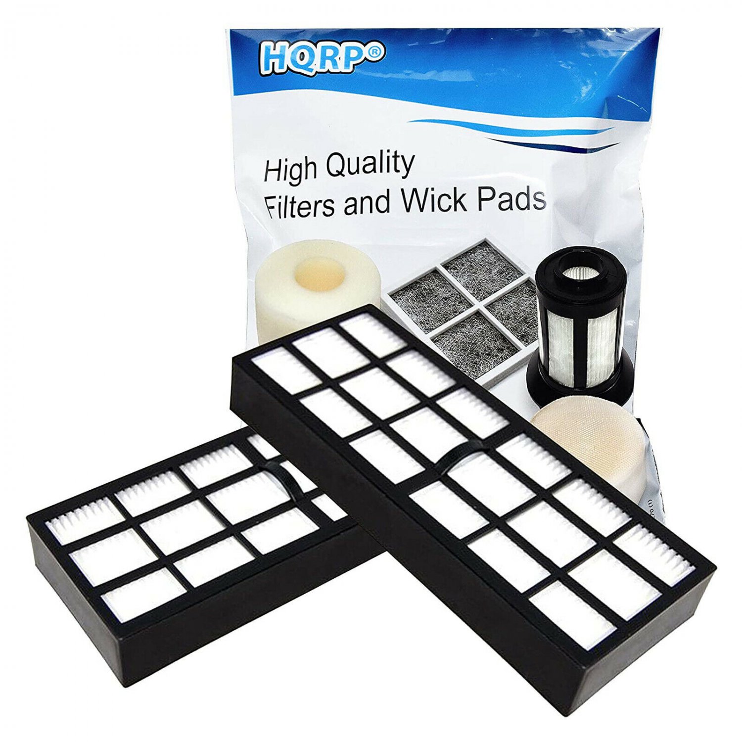 2x HQRP H13 Filter replacement for Eureka HF-7 for Pet Expert 3276BVZ Vacuum