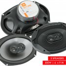 2x JBL GT7-96E 6"X9" 210W 3 WAY HIGH DYNAMIC RANGE TWEETERS COAXIAL CAR SPEAKERS