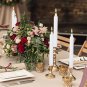 100pcs White Smokeless Rod Candles 4 Inch for Party Ceremony Home Romantic Decor