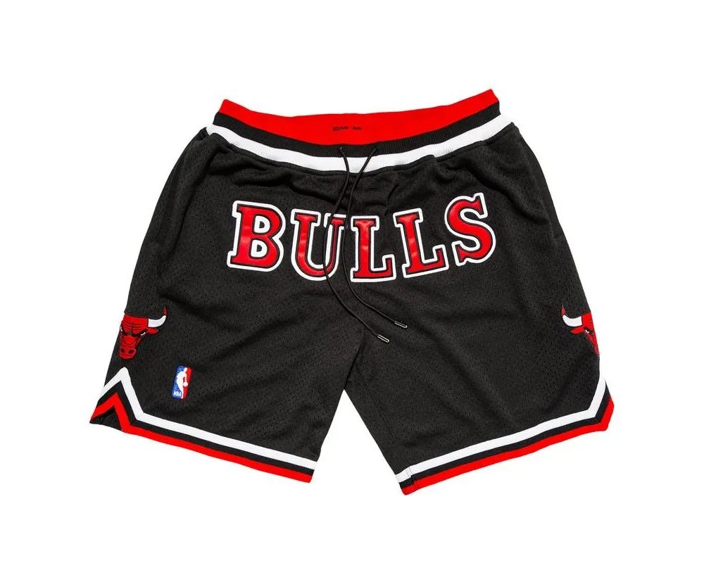 Chicago Bulls Basketball Black Just Don Shorts