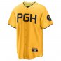 Pittsburgh Pirates Roberto Clemente Gold 2023 City Connect Replica Player Jersey