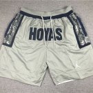New Georgetown Hoyas Gray with Pockets Basketball Shorts Size S-XXL