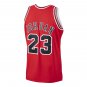 Men's Mitchell & Ness Michael Jordan Red Chicago Bulls 1997-98 Hardwood Classics Player Jersey