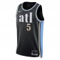 Atlanta Hawks Nike City Edition Swingman Jersey 23 - Black - Dejounte Murray - Unisex