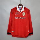 MANCHESTER UNITED 1999 LONG SLEEVE UCL FINAL RETRO FOOTBALL SHIRT MANCHESTER UNITED 1999 LONG SLEEVE UCL FINAL RETRO FOOTBALL SHIRT
