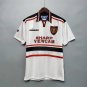 MANCHESTER UNITED 1997 -1999 WHITE AWAY RETRO FOOTBALL SHIRT