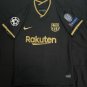 Messi #10 Medium UCL Jersey Black 20/21 Retro Soccer Football Spain Barca