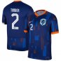 Jurri&Atilde;&laquo;n Timber 2 Netherlands National Team 2024/25 Away Men Jersey - Navy