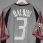 AC MILAN 2003/2004 THIRD FOOTBALL SHIRT SOCCER JERSEY ADIDAS #3 MALDINI GREY