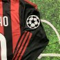 Ronaldinho AC Milan 2009/2010 Long Sleeve Jersey - Retro Jersey - Mens Sizes-NWT