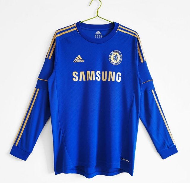 2012-2013 Retro Version Chelsea Home Blue Thailand LS Soccer Jersey